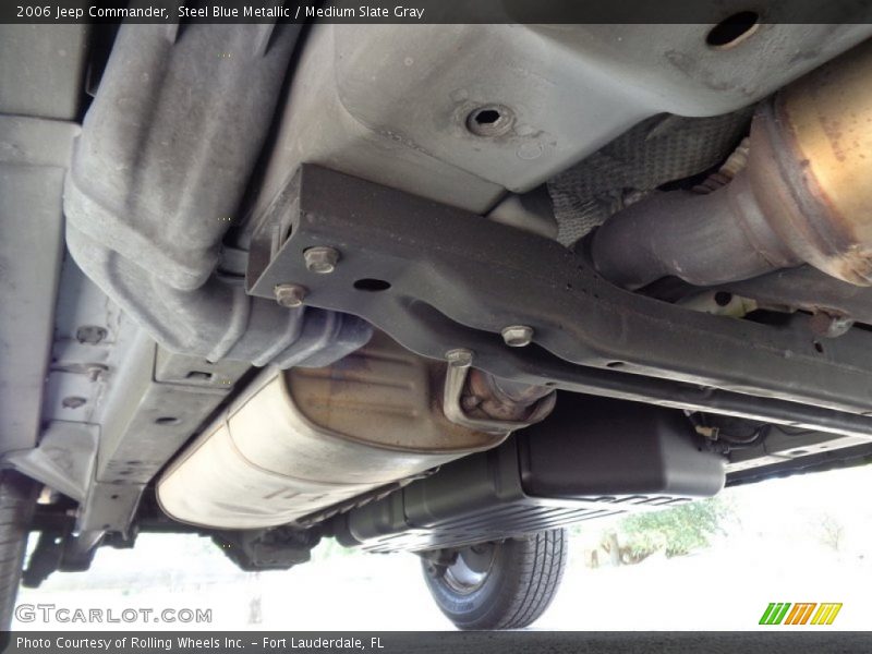 Steel Blue Metallic / Medium Slate Gray 2006 Jeep Commander