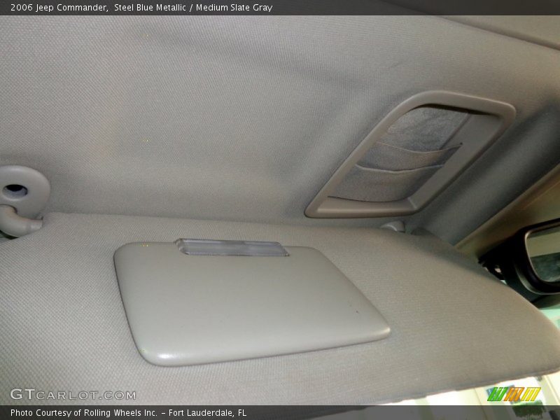 Steel Blue Metallic / Medium Slate Gray 2006 Jeep Commander
