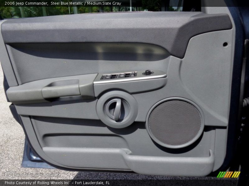 Steel Blue Metallic / Medium Slate Gray 2006 Jeep Commander