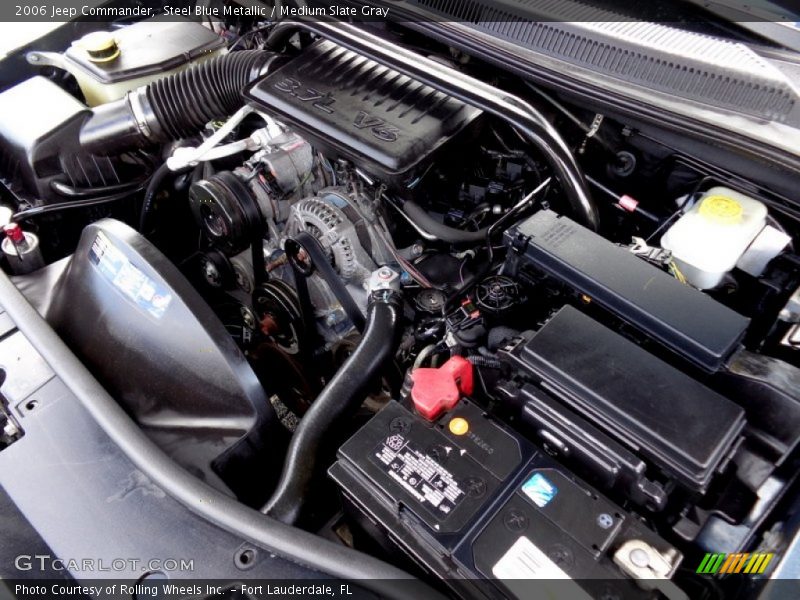 Steel Blue Metallic / Medium Slate Gray 2006 Jeep Commander