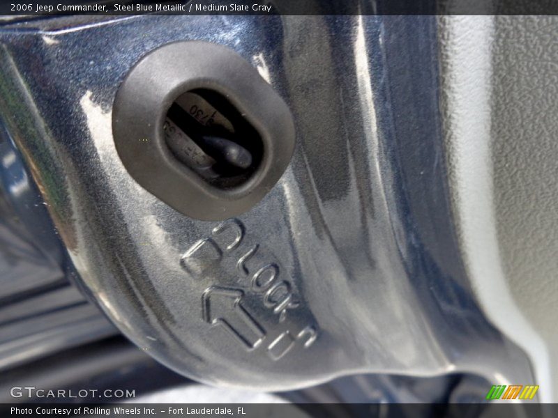 Steel Blue Metallic / Medium Slate Gray 2006 Jeep Commander