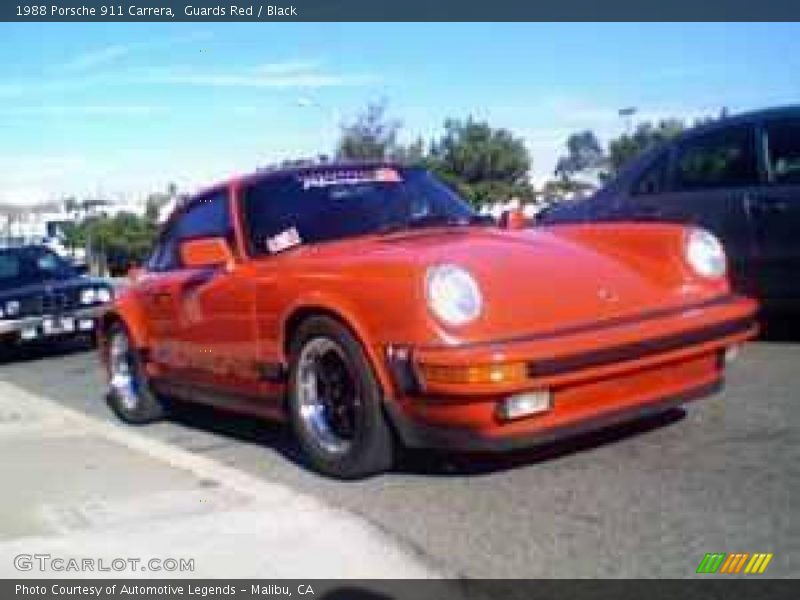 Guards Red / Black 1988 Porsche 911 Carrera