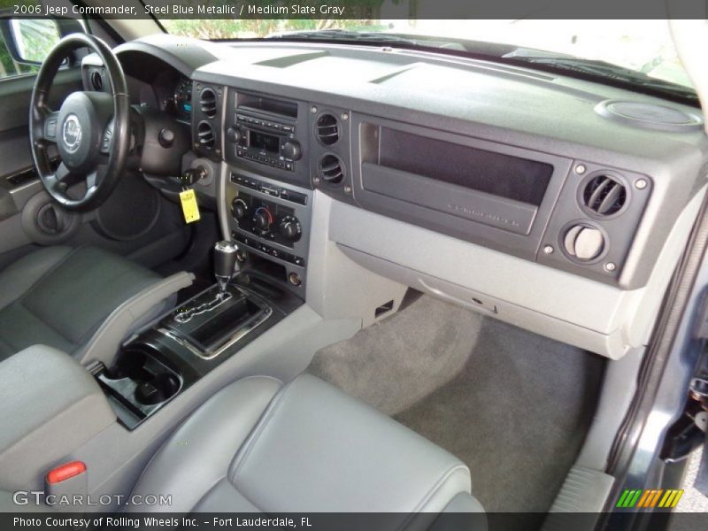 Steel Blue Metallic / Medium Slate Gray 2006 Jeep Commander