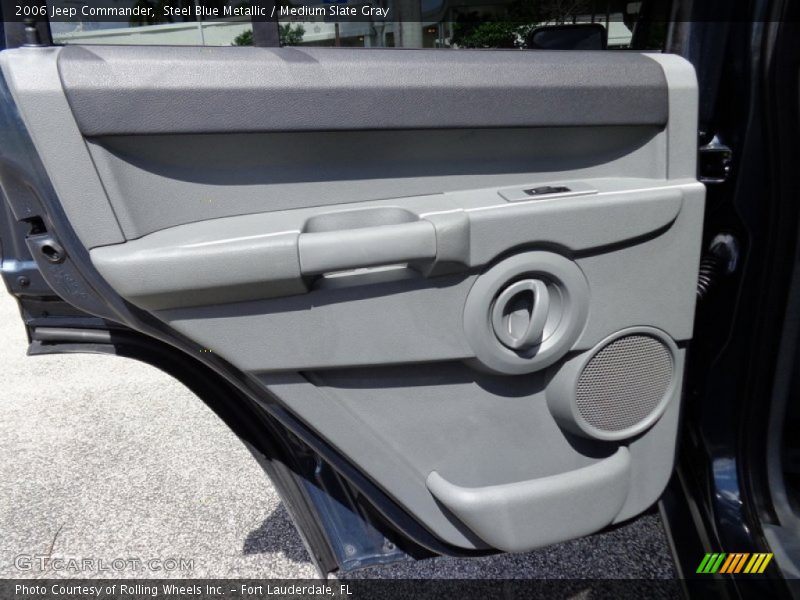 Steel Blue Metallic / Medium Slate Gray 2006 Jeep Commander