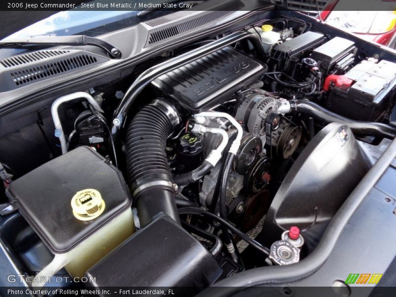 Steel Blue Metallic / Medium Slate Gray 2006 Jeep Commander