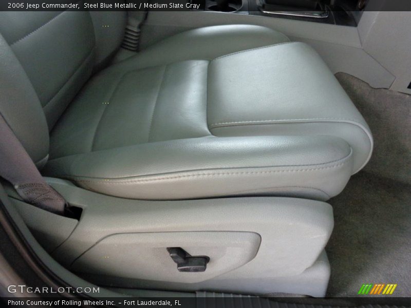 Steel Blue Metallic / Medium Slate Gray 2006 Jeep Commander