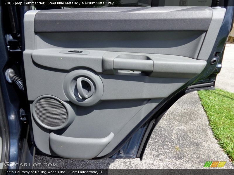 Steel Blue Metallic / Medium Slate Gray 2006 Jeep Commander