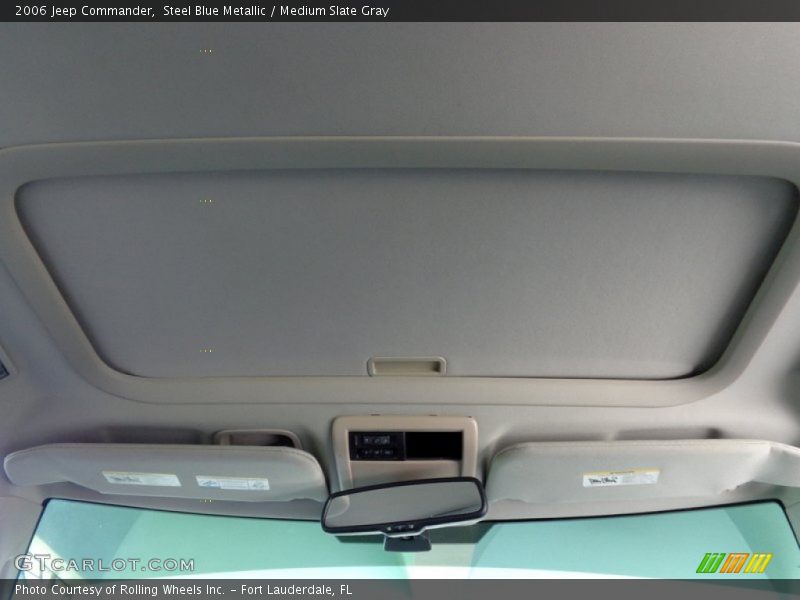 Steel Blue Metallic / Medium Slate Gray 2006 Jeep Commander
