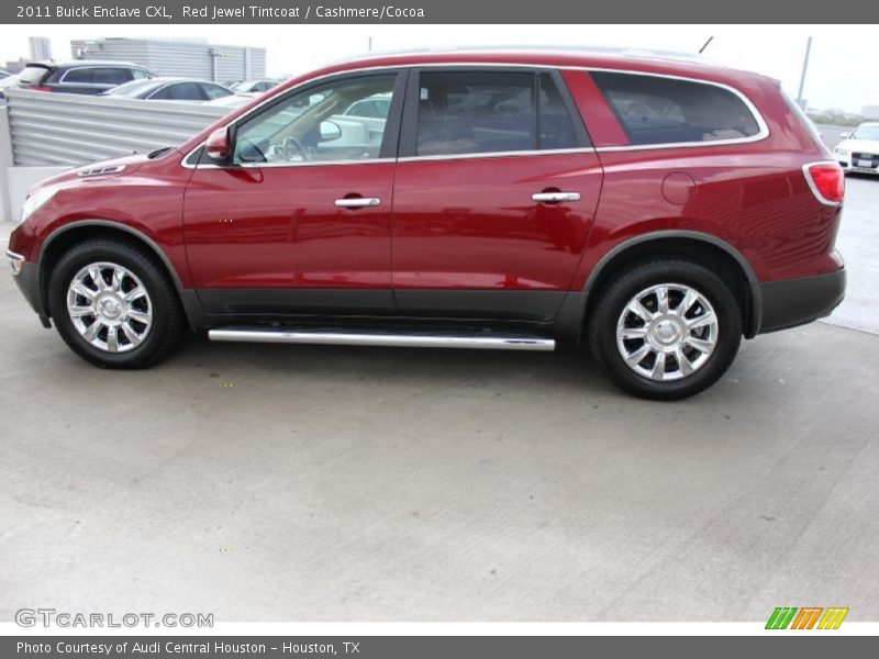Red Jewel Tintcoat / Cashmere/Cocoa 2011 Buick Enclave CXL