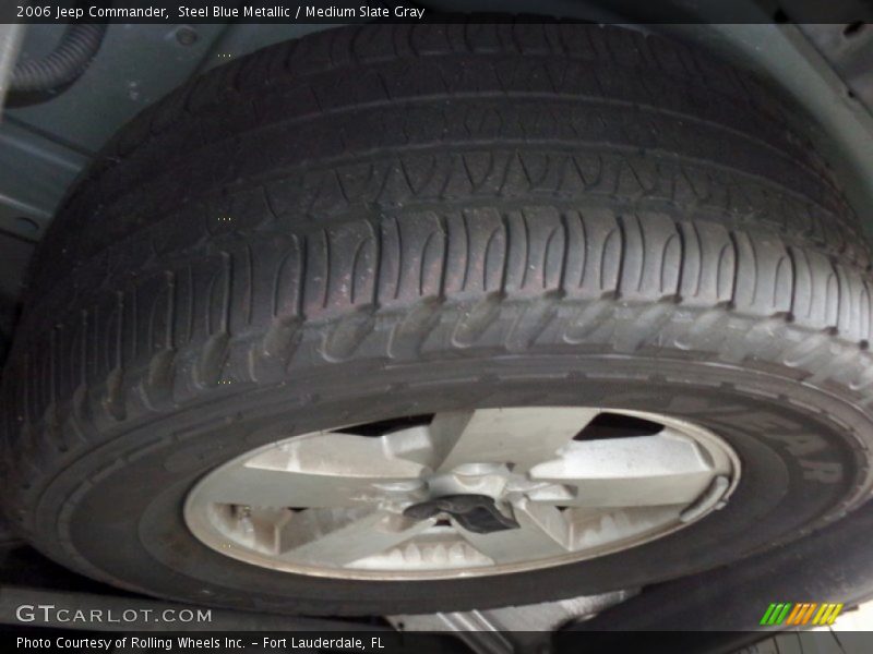 Steel Blue Metallic / Medium Slate Gray 2006 Jeep Commander