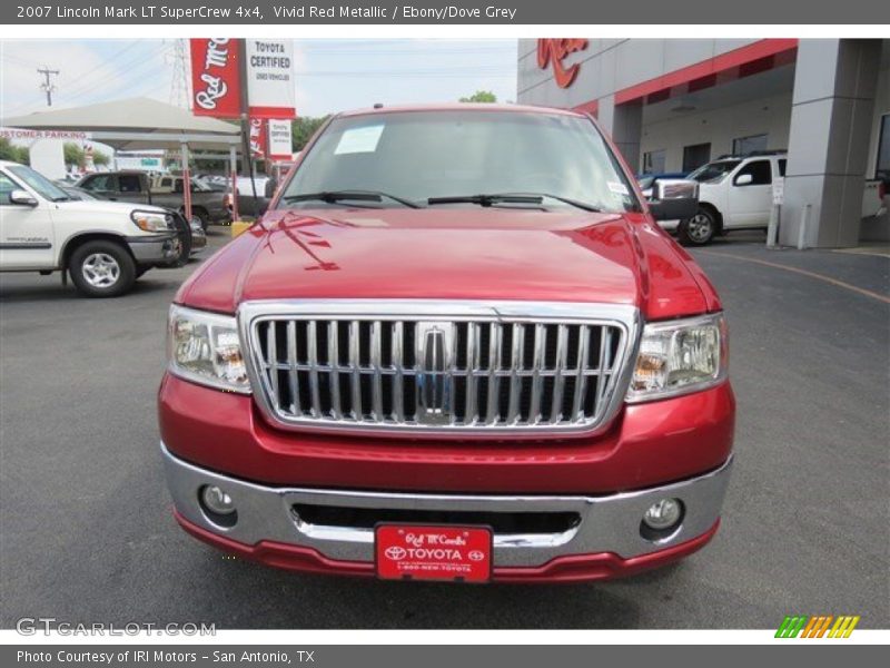 Vivid Red Metallic / Ebony/Dove Grey 2007 Lincoln Mark LT SuperCrew 4x4