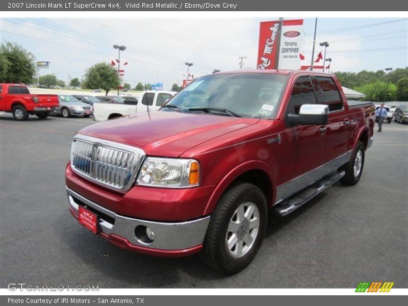Vivid Red Metallic / Ebony/Dove Grey 2007 Lincoln Mark LT SuperCrew 4x4