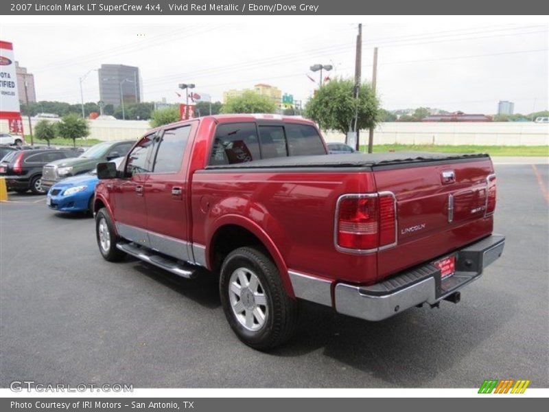 Vivid Red Metallic / Ebony/Dove Grey 2007 Lincoln Mark LT SuperCrew 4x4