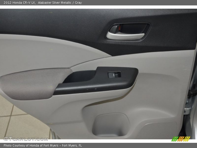 Alabaster Silver Metallic / Gray 2012 Honda CR-V LX