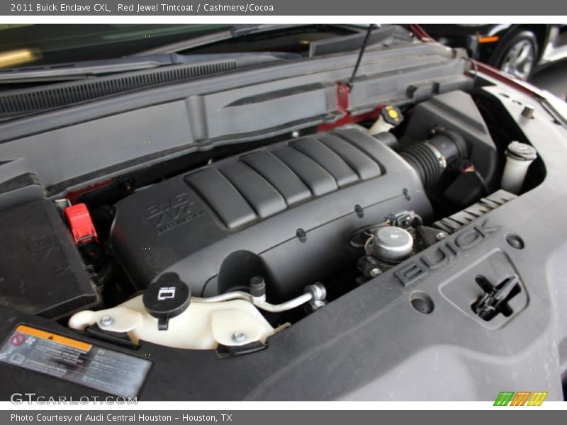 Red Jewel Tintcoat / Cashmere/Cocoa 2011 Buick Enclave CXL