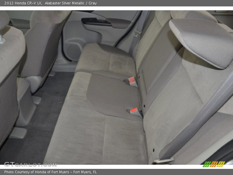 Alabaster Silver Metallic / Gray 2012 Honda CR-V LX