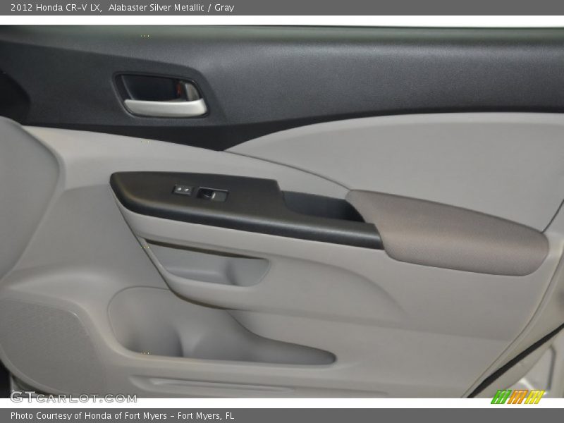 Alabaster Silver Metallic / Gray 2012 Honda CR-V LX