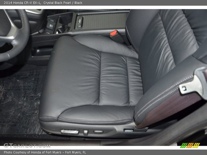 Crystal Black Pearl / Black 2014 Honda CR-V EX-L