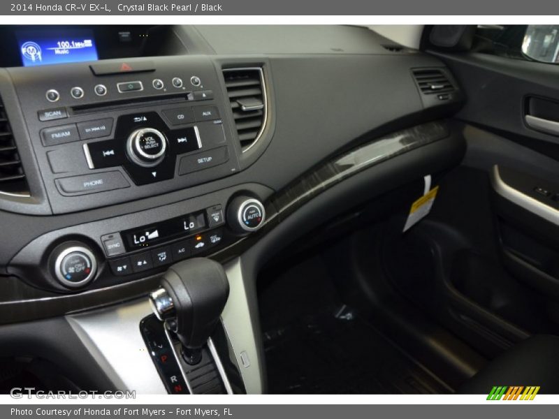 Crystal Black Pearl / Black 2014 Honda CR-V EX-L