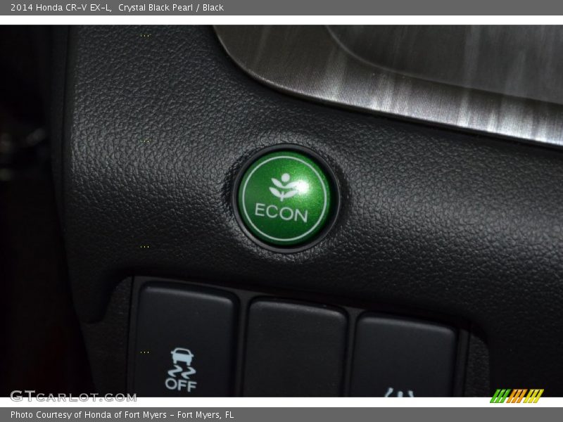 Crystal Black Pearl / Black 2014 Honda CR-V EX-L