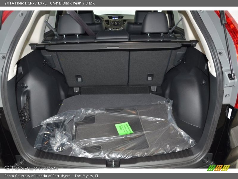 Crystal Black Pearl / Black 2014 Honda CR-V EX-L