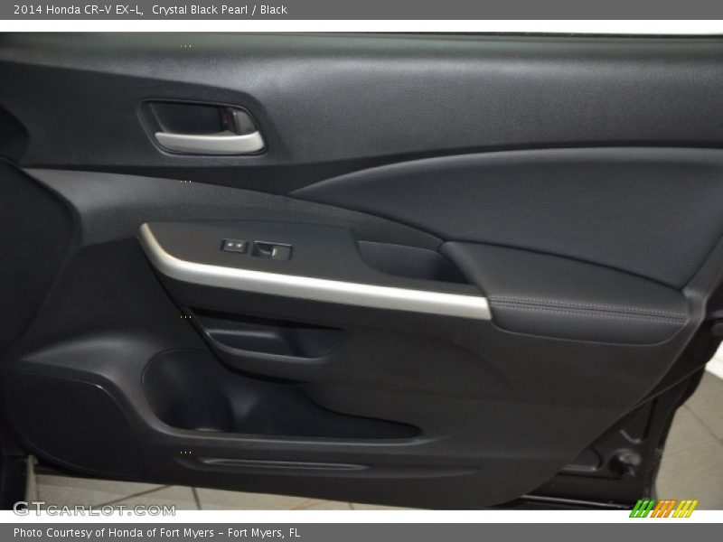 Crystal Black Pearl / Black 2014 Honda CR-V EX-L