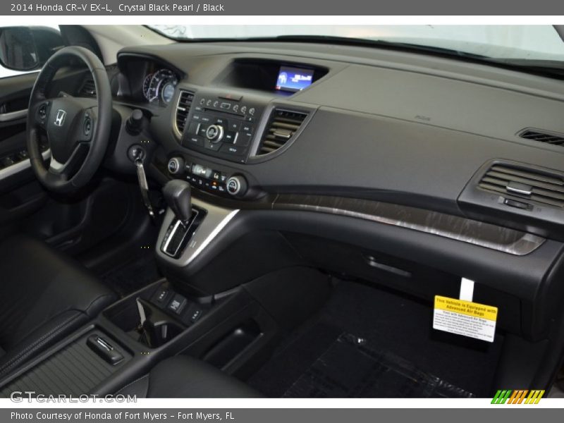 Crystal Black Pearl / Black 2014 Honda CR-V EX-L
