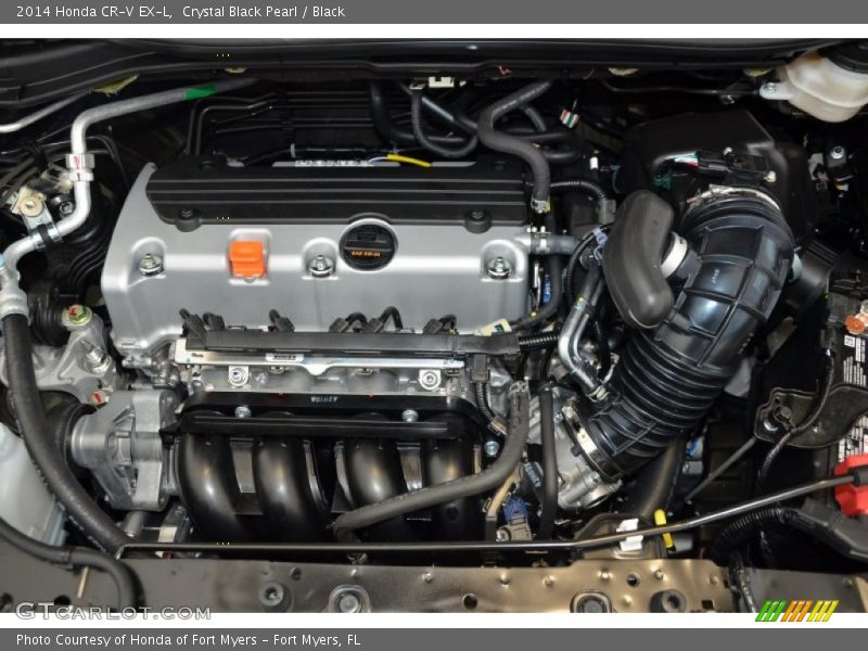 Crystal Black Pearl / Black 2014 Honda CR-V EX-L