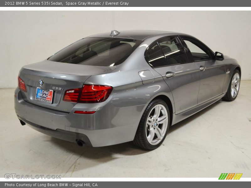 Space Gray Metallic / Everest Gray 2012 BMW 5 Series 535i Sedan