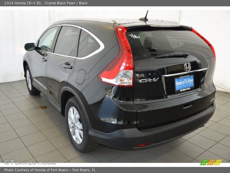 Crystal Black Pearl / Black 2014 Honda CR-V EX