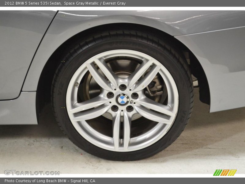 Space Gray Metallic / Everest Gray 2012 BMW 5 Series 535i Sedan
