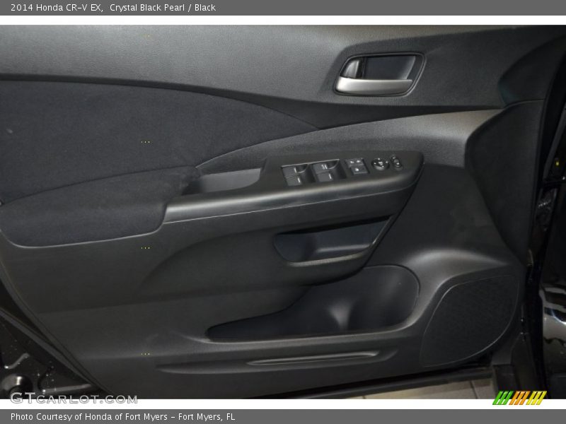 Crystal Black Pearl / Black 2014 Honda CR-V EX