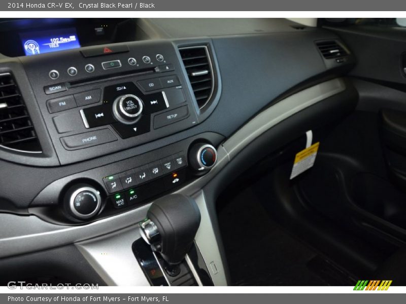 Crystal Black Pearl / Black 2014 Honda CR-V EX