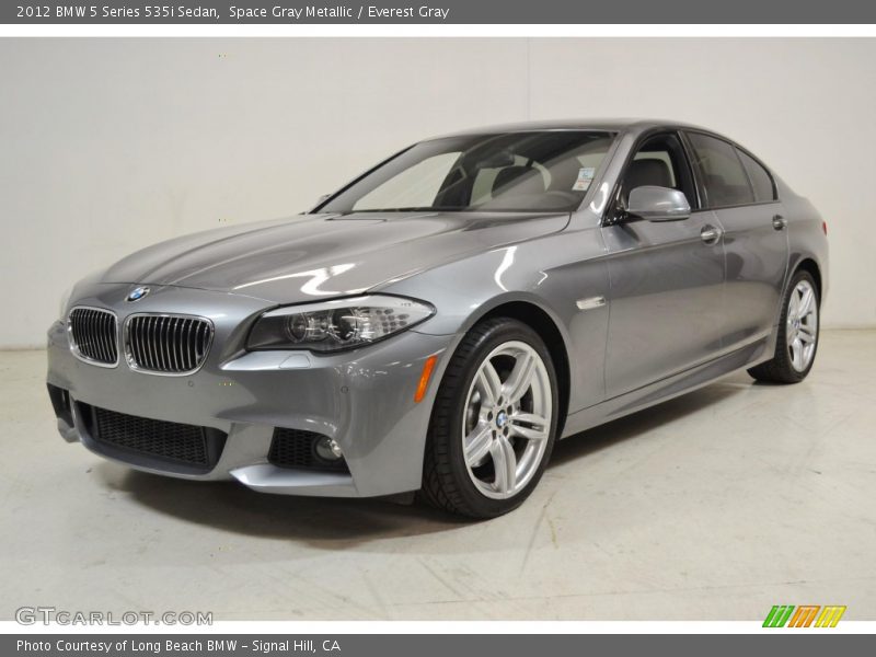 Space Gray Metallic / Everest Gray 2012 BMW 5 Series 535i Sedan