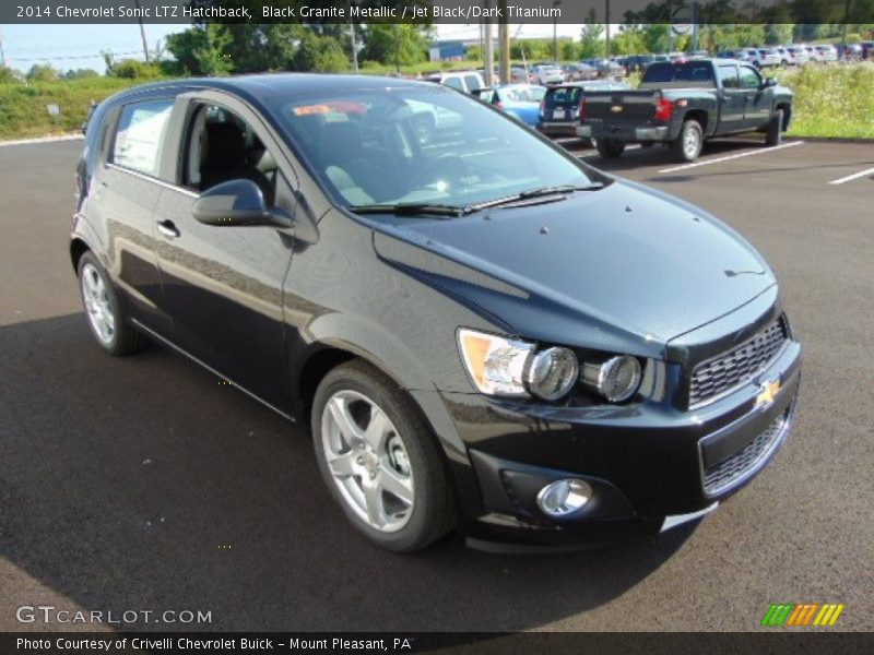 Front 3/4 View of 2014 Sonic LTZ Hatchback