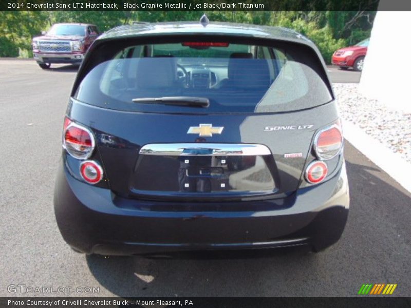 Black Granite Metallic / Jet Black/Dark Titanium 2014 Chevrolet Sonic LTZ Hatchback