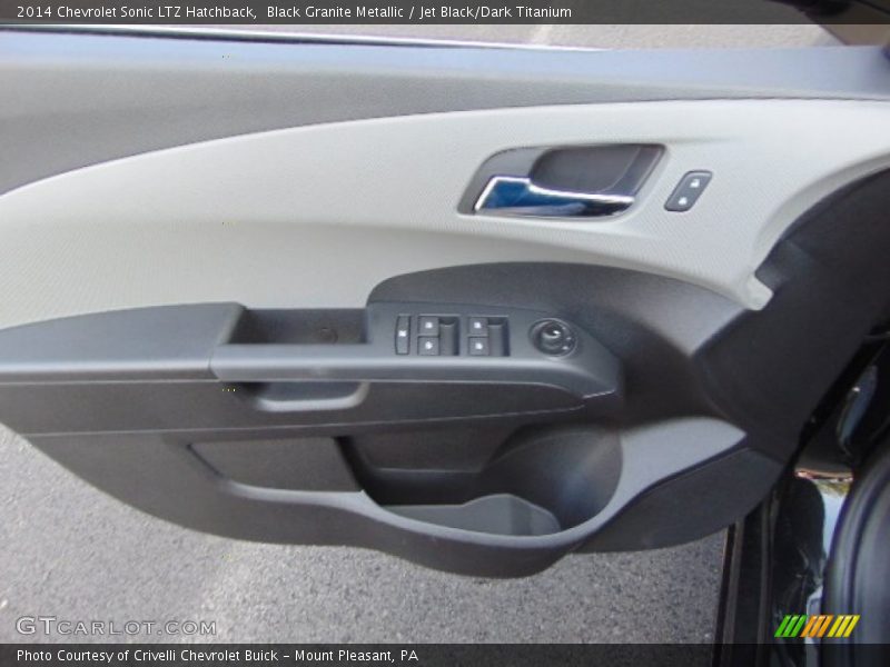 Black Granite Metallic / Jet Black/Dark Titanium 2014 Chevrolet Sonic LTZ Hatchback