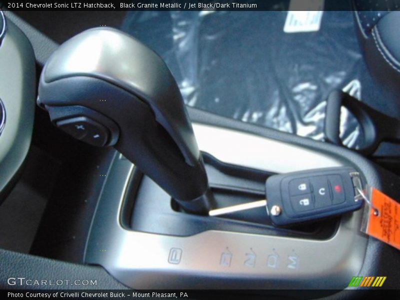 Black Granite Metallic / Jet Black/Dark Titanium 2014 Chevrolet Sonic LTZ Hatchback
