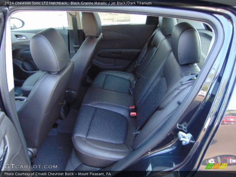 Black Granite Metallic / Jet Black/Dark Titanium 2014 Chevrolet Sonic LTZ Hatchback