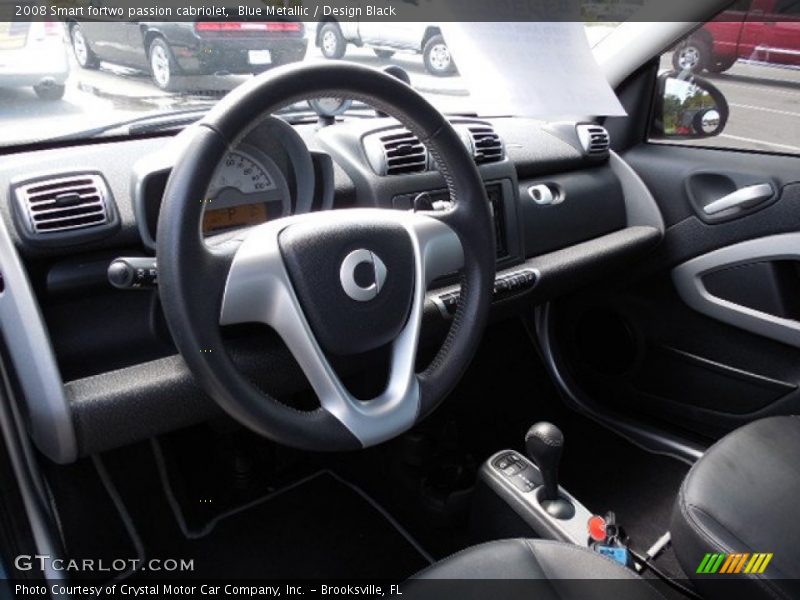 Blue Metallic / Design Black 2008 Smart fortwo passion cabriolet