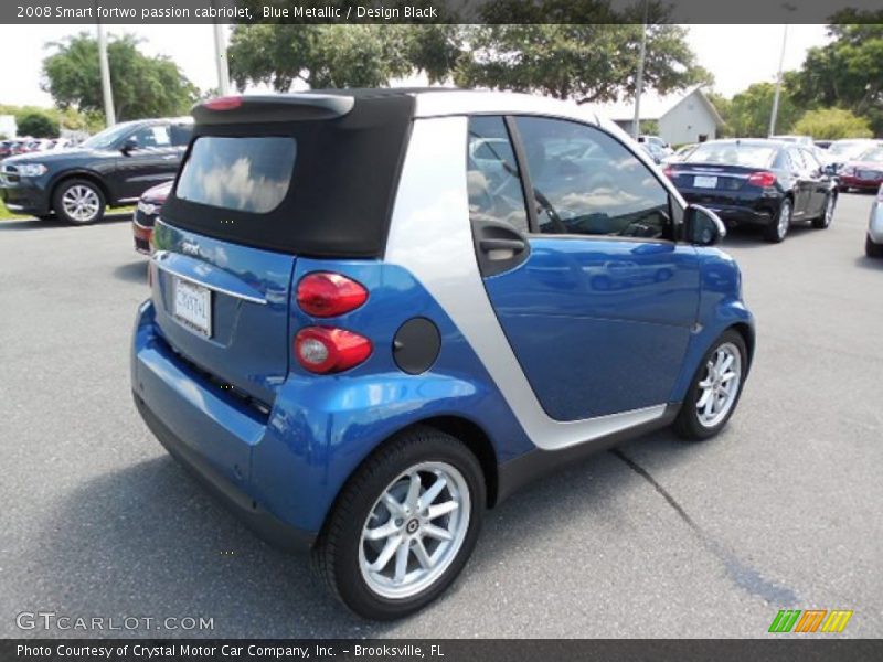 Blue Metallic / Design Black 2008 Smart fortwo passion cabriolet