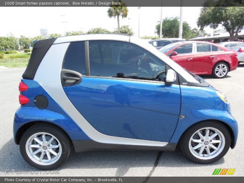 Blue Metallic / Design Black 2008 Smart fortwo passion cabriolet