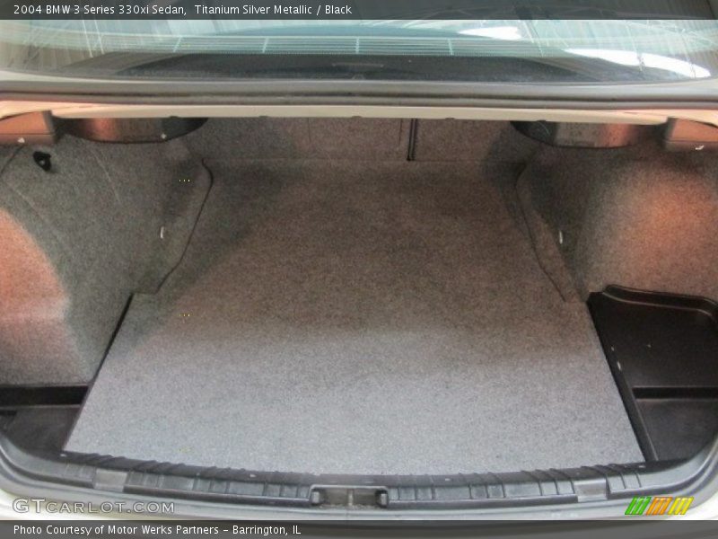 Titanium Silver Metallic / Black 2004 BMW 3 Series 330xi Sedan