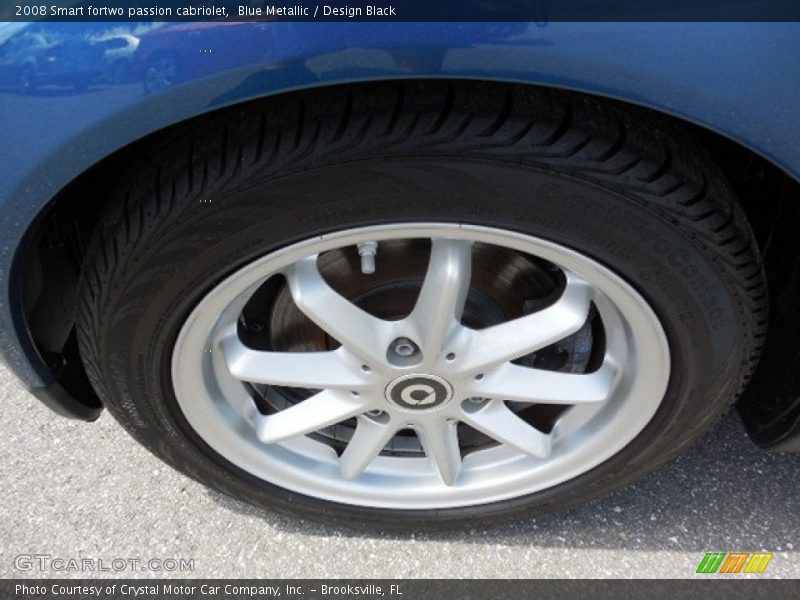 Blue Metallic / Design Black 2008 Smart fortwo passion cabriolet