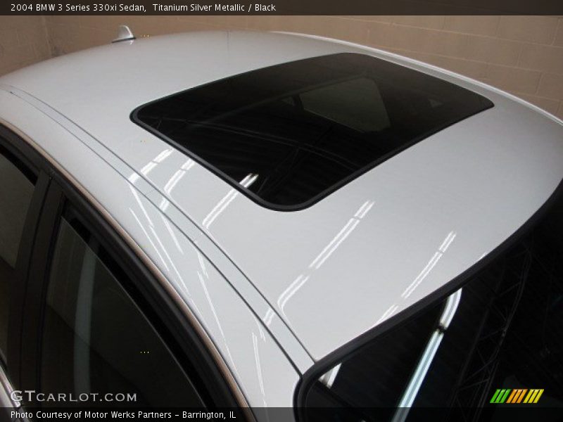 Titanium Silver Metallic / Black 2004 BMW 3 Series 330xi Sedan