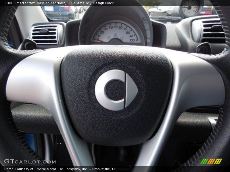 Blue Metallic / Design Black 2008 Smart fortwo passion cabriolet