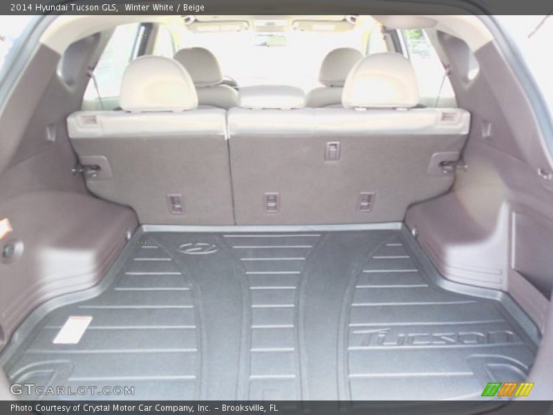 Winter White / Beige 2014 Hyundai Tucson GLS