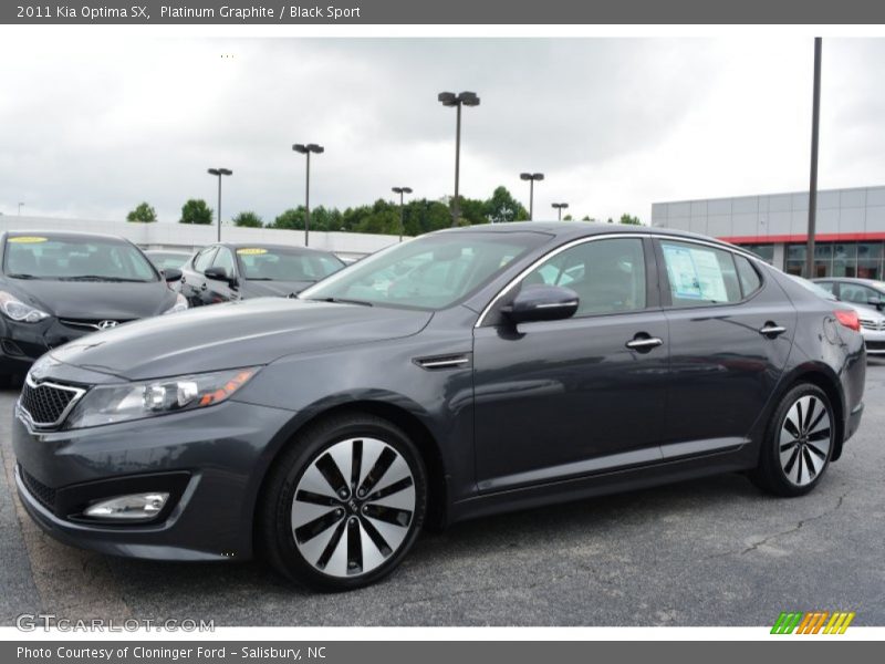 Platinum Graphite / Black Sport 2011 Kia Optima SX