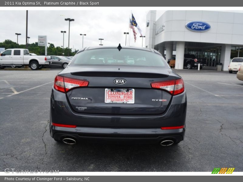 Platinum Graphite / Black Sport 2011 Kia Optima SX