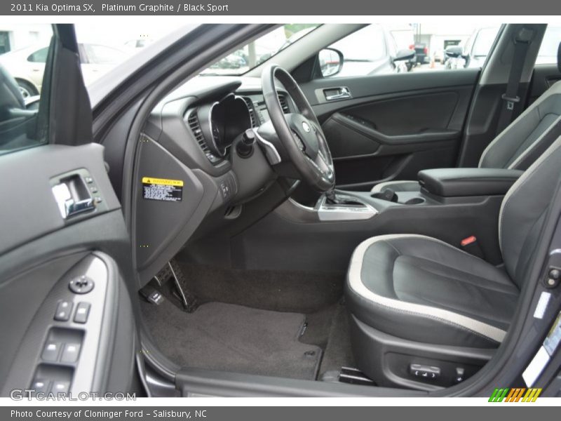 Platinum Graphite / Black Sport 2011 Kia Optima SX